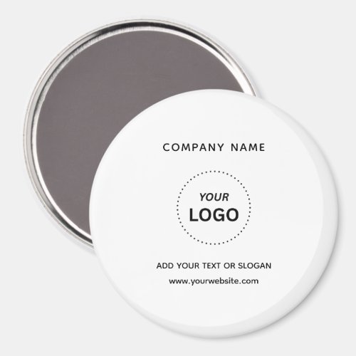 Create Your Own Business Logo Text 3" Circle Magnet