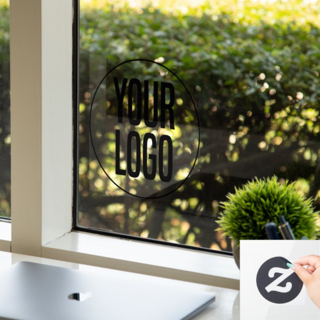 Create your own business logo window cling (Office)