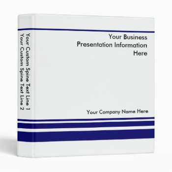Create Your Own Business Presentation Binder -blue by cutencomfy at Zazzle