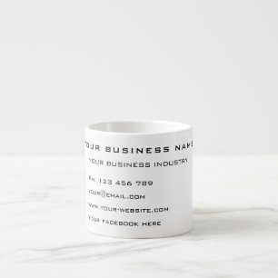 Create Your Own Business Promotional Espresso Mugs
