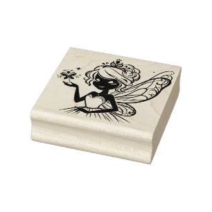 Create Your Own Butterfly Fairy Princess Rubber Stamp