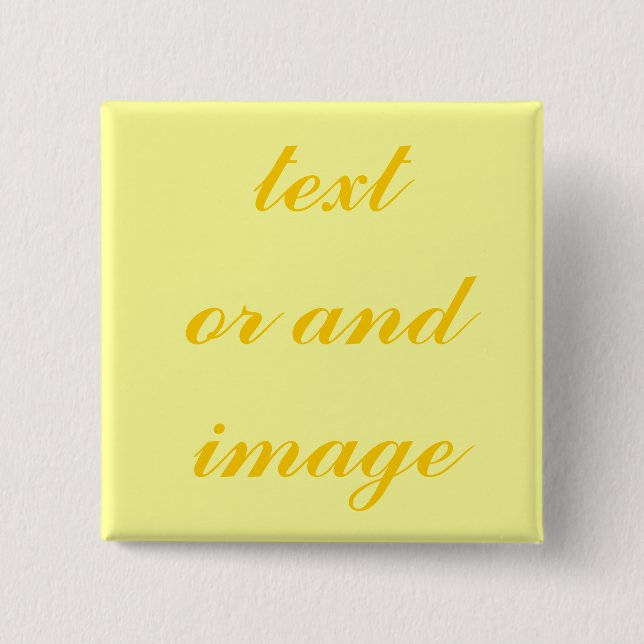 Create Your Own Button (Front)