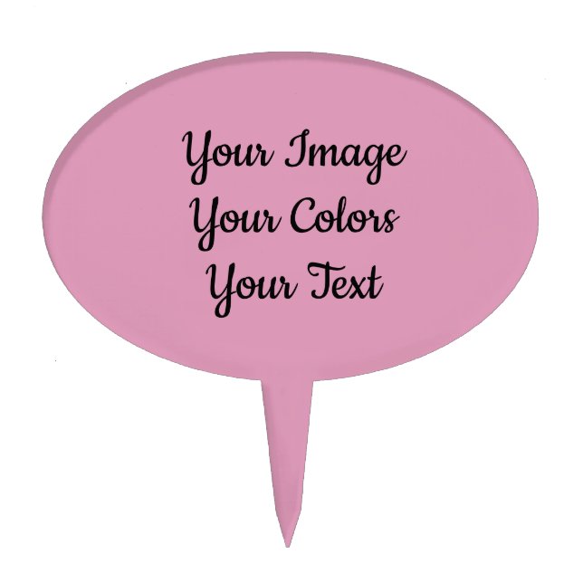 Create Your Own Cake Topper (Front)