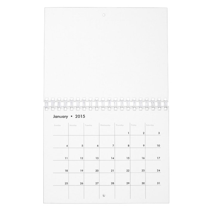 Create Your Own Calendar Zazzle