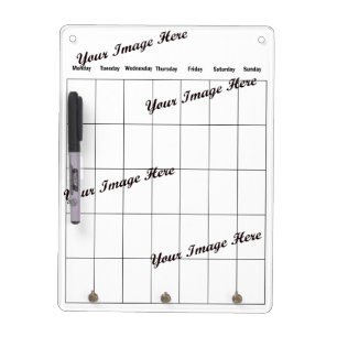 Create Your Own Calendar Dry Erase Board
