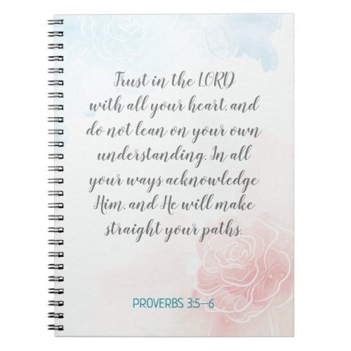 Create Your Own Calligraphy Bible Verse Text Notebook