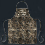 Create Your Own Camouflauge Apron<br><div class="desc">Take command of the grill with this personalized camouflage “Grill Sergeant” BBQ apron! Featuring a bold military-inspired camo pattern, custom monogram, and your name, this apron is the ultimate gift for backyard chefs, tailgate warriors, and barbecue lovers. Perfect for Father’s Day, birthdays, or cooking outdoors all year round, this rugged...</div>