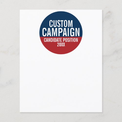 Create Your Own Campaign Gear Flyer