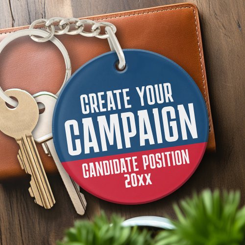 Create Your Own Campaign Gear Keychain