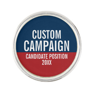Create Your Own Campaign Gear Lapel Pin