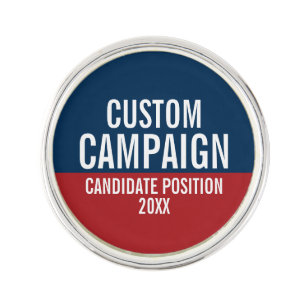 Create Your Own Campaign Gear Lapel Pin