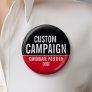 Create Your Own Campaign Gear - Red and Black Button