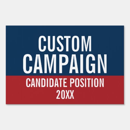 Create Your Own Campaign Gear Yard Sign