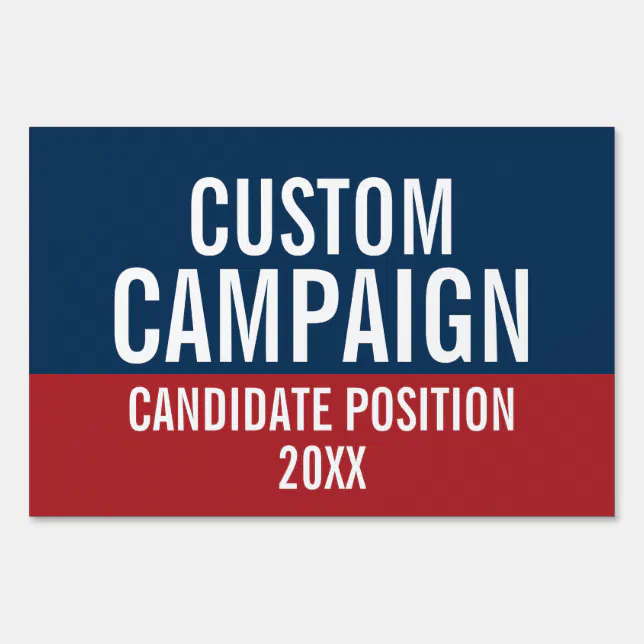 Create Your Own Campaign Gear Yard Sign | Zazzle