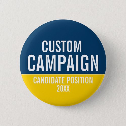 Create Your Own Campaign Gear _ Yellow and Blue Button