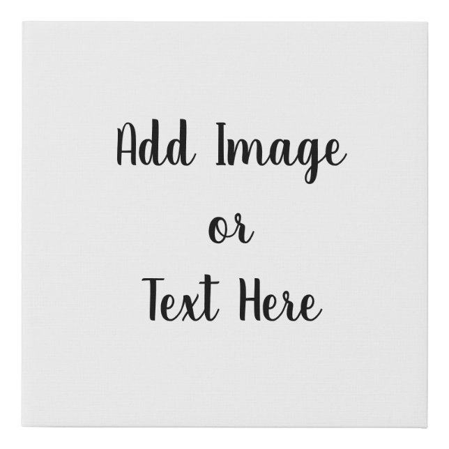Create Your Own Canvas Art Personalize (Front)