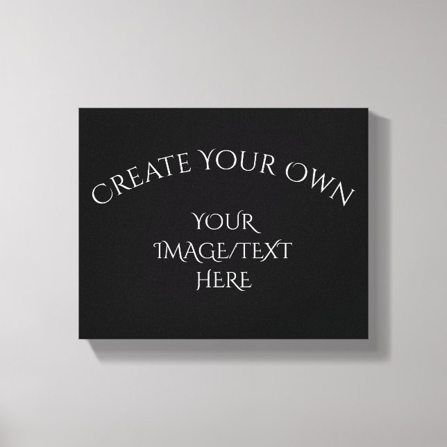 Create Your Own Canvas Print (Front)