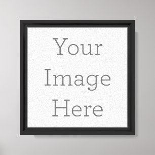 Create Your Own Canvas Print with Black Frame