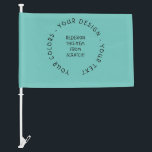 Create Your Own Car Flag<br><div class="desc">Create your own custom party, baby shower, wedding and event favors, custom color craft supplies, personalized gifts for any occasion, fun stuff and more. Visit Atomic Babies on Zazzle to view our entire collection.</div>