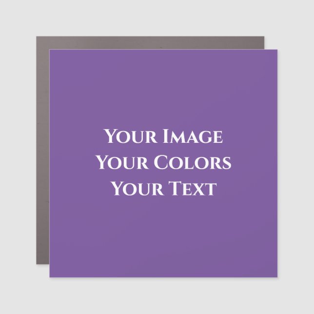 Create Your Own Car Magnet (Front)