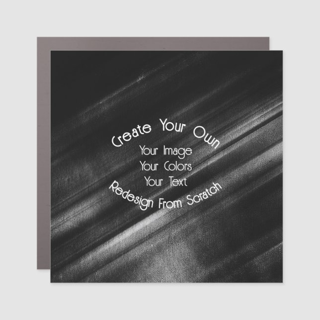 Create Your Own Car Magnet (Front)