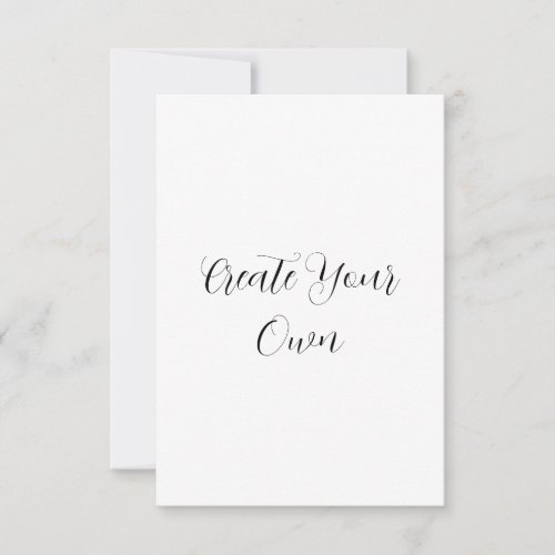 Create your own  card