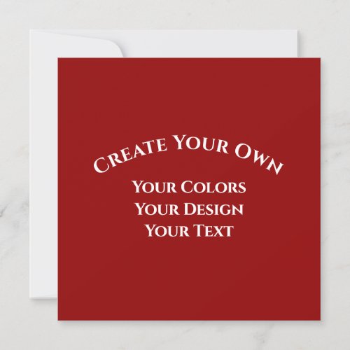 Create Your Own Card