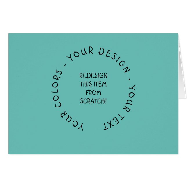 Create Your Own Cards (Front Horizontal)