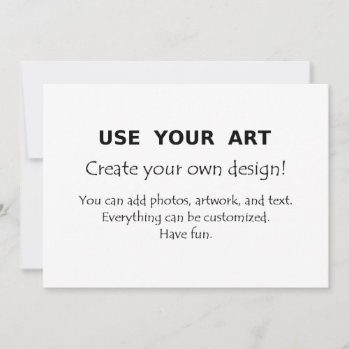 Create your own cards use your art designs