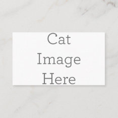 Create Your Own Cat Business Card at Zazzle