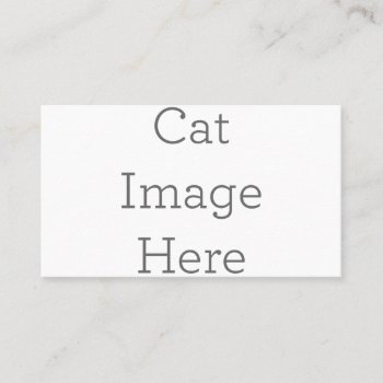 Create Your Own Cat Business Card by zazzle_templates at Zazzle