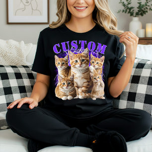 create your own cat or any pets 90s bootleg  T-Shirt