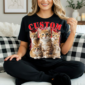 create your own cat or any pets 90s bootleg  Tri-Blend shirt