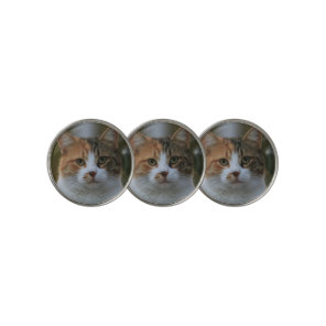 Create Your Own Cat Pet Photo Custom Picture Golf Ball Marker