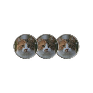 Create Your Own Cat Pet Photo Custom Picture Golf Ball Marker