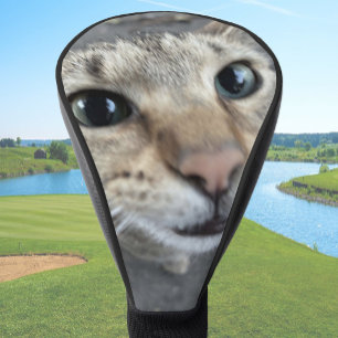 Create Your Own Cat Photo Personalized Golf Head Cover