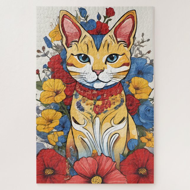 Create Your Own Cat Theme Puzzle - Custom Puzzles (Vertical)