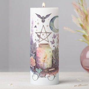 Create Your Own Celestial Altar Pillar Candle