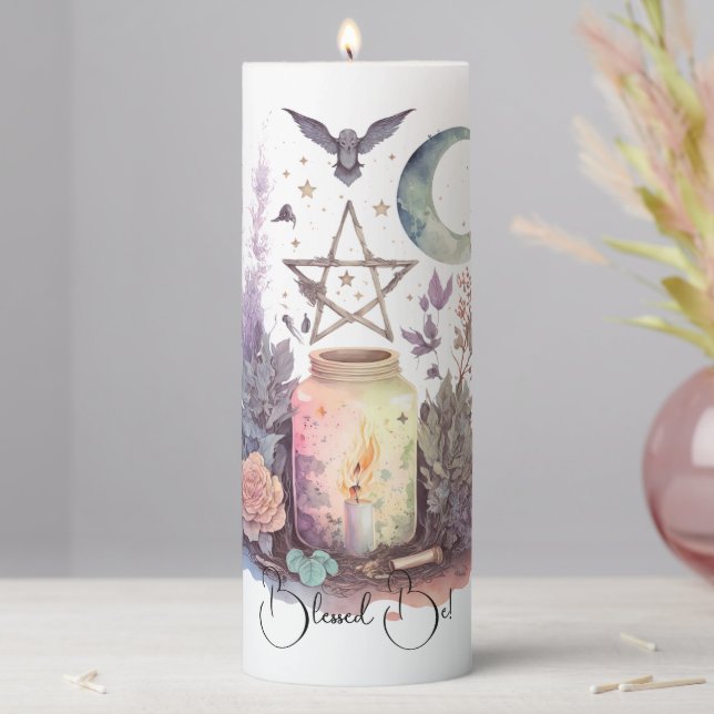 Create Your Own Celestial Altar Pillar Candle (In Situ)