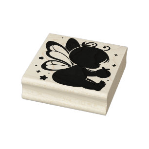 Create Your Own Celestial Baby Butterfly Fairy Rubber Stamp