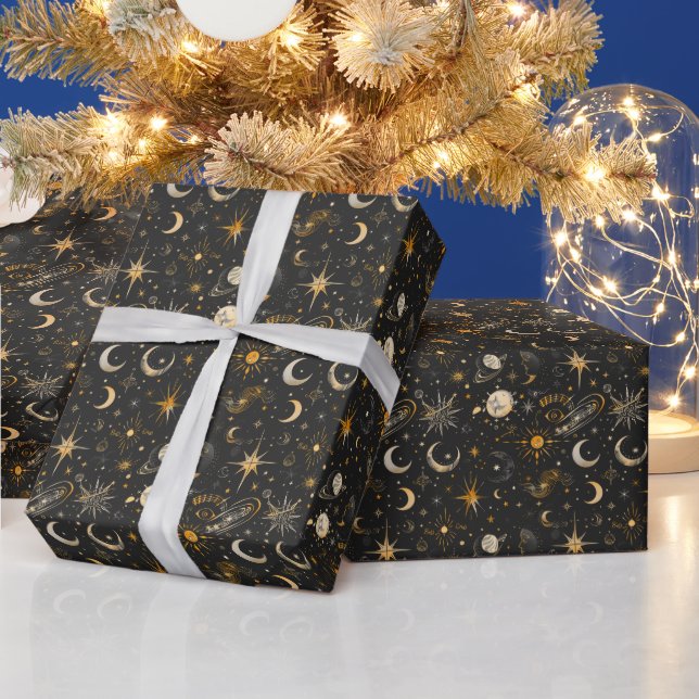 Create Your Own Celestial Chaos Wrapping Paper (Holidays)