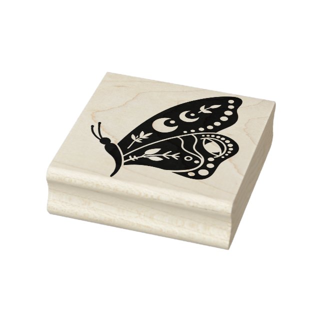 Create Your Own Celestial Evil Eye Butterfly Rubber Stamp (Stamp)