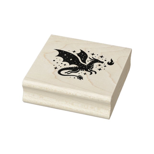 Create Your Own Celestial Fire Dragon Rubber Stamp (Stamp)