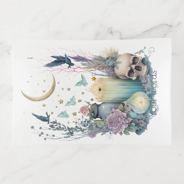 Create Your Own Celestial Gothic Trinket Tray (Front)