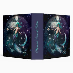 Create Your Own Celestial Mermaid Paradise 3 Ring Binder