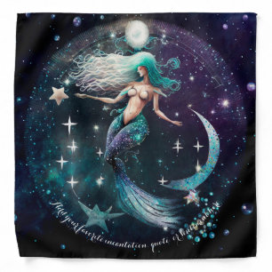 Create Your Own Celestial Mermaid Paradise Bandana