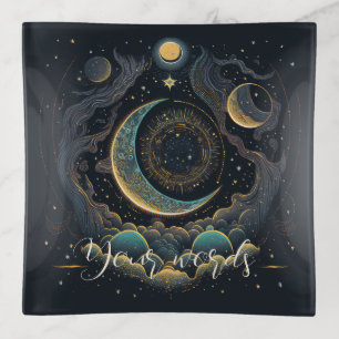 Create Your Own Celestial Moon & Clouds Trinket Tray