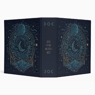 Create Your Own Celestial Moons & Mountains 3 Ring Binder