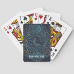 Create Your Own Celestial Moons &amp; Mountains Poker Cards