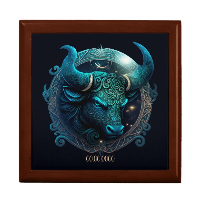 Create Your Own Celestial Taurus Zodiac Gift Box (Front)